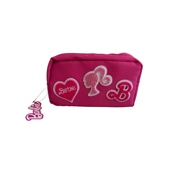 BARBIE Mattel Hot Pink Cosmetic Makeup Toiletry Travel Bag NEW NWT - Picture 3 of 7